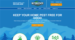 Desktop Screenshot of interstatepest.com